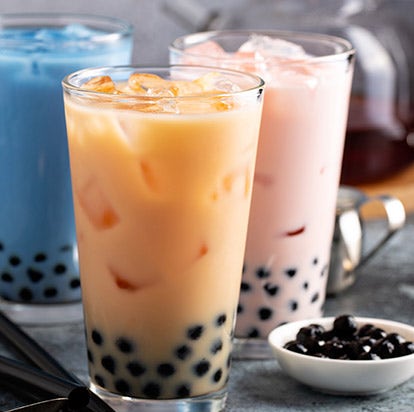 Glasses of Bubble Tea